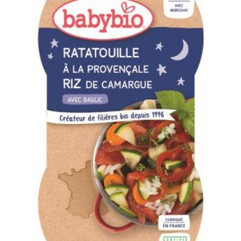 2xBABYBIO Esti menü provence-i ratatouille rizzsel 200 g kép