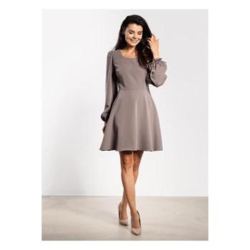 Alkalmi ruhák - Női sötét bézs mini ruha kép