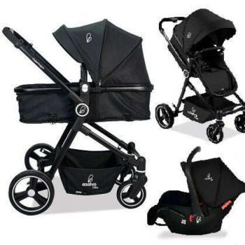 Asalvo Copenhague babakocsi &amp; hordozó 0-22 kg, 0-4 év kép