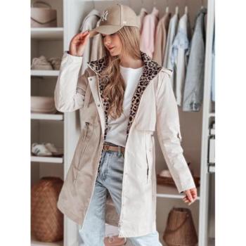 Átmeneti kabátok - Bézs színű tavaszi női parka TY4872 kép