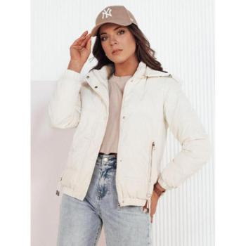 Átmeneti kabátok - Fehér steppelt női kabát kép