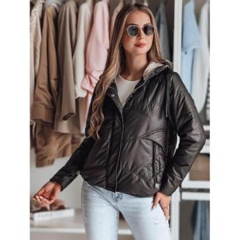 Átmeneti kabátok - Fekete női tavaszi kabát TY4859 kép