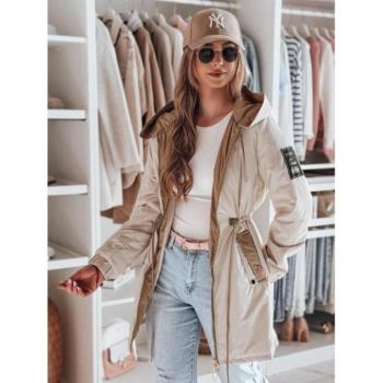 Átmeneti kabátok - Női bézs átmeneti parka TY4811 kép