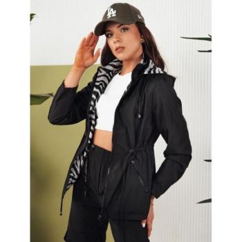 Átmeneti kabátok - Női kétoldalú fekete parka kép