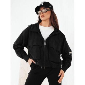 Átmeneti kabátok - Női tavaszi kabát fekete színben kép