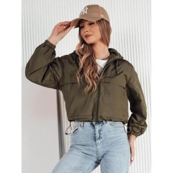 Átmeneti kabátok - Rövid zöld színű női kabát kép