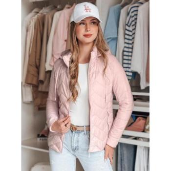 Átmeneti kabátok - Steppelt rózsaszín női kabát TY4866 kép