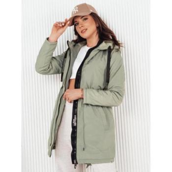 Átmeneti kabátok - Tavaszi női parka zöld színben kép