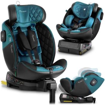 Autósülés nukido prestige line fekete-kék 0-36 kg isofix kép