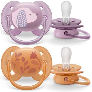 Avent SCF091/18 Játszócumi Ultrasoft Premium állat 6-18hó lányos , 2 db kép