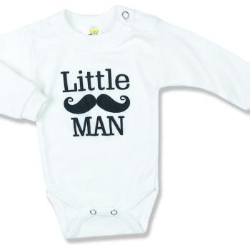 Baba body - Little Man, fehér Méret: 86 (12-18hó) kép