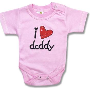 Baba body, rövid ujjú - I Love Daddy Méret: 98 (24-36hó) kép