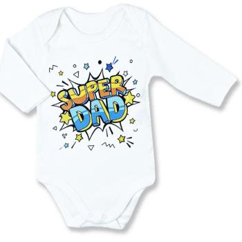 Baba body - Super Dad graffiti Méret: 56 (0-2hó) kép