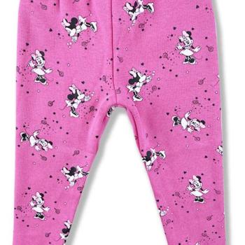 Baba és gyerek melegített leggings - Minnie, rozsaszín Méret: 122 (7éves) kép