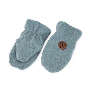 Babakocsi kézmelegítő kesztyűk - Szürke alpaka babakocsi kesztyű kép