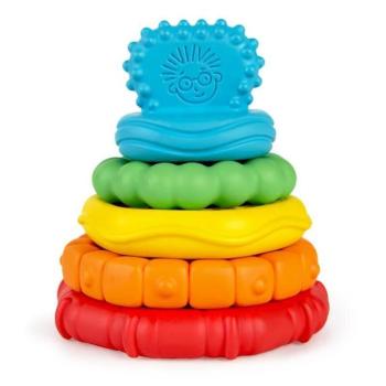 BABY EINSTEIN Rágóka építőjáték 2in1 Stack &amp; Teethe™ 0hó+ kép