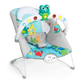 BABY EINSTEIN Zenélő rezgő pihenőszék fényekkel Kick to It Neptun... kép