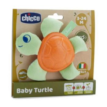 Baby Turtle Eco+ bébiteknős rágókás textiljáték ökoanyagból kép