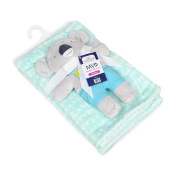 BABYMATEX Takaró játékkal Koala Mint 75 x 100 cm kép