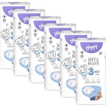 Bella Happy havi Pelenkacsomag 5-9kg Midi 3 (300db) kép