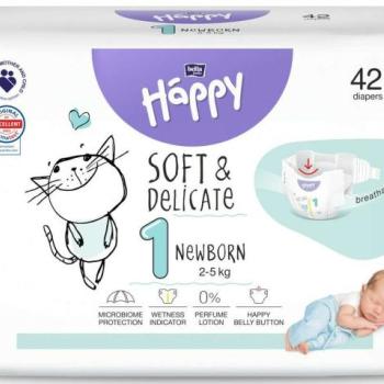 Bella Happy Nadrágpelenka 2-5kg Newborn 1 (42db) kép
