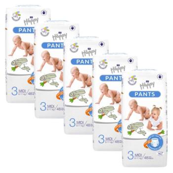 Bella Happy Pants Havi Pelenkacsomag 6-11kg Midi 3 (240db) kép