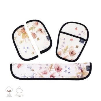 Biztonsági övvédő - Babakocsi övvédő huzat szett a Fairies kollekcióból kép