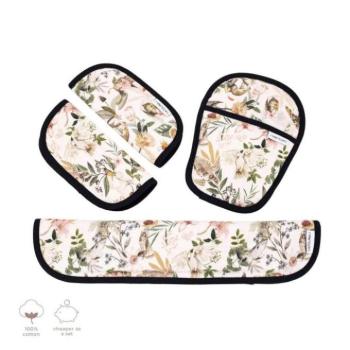 Biztonsági övvédő - Babakocsi övvédő huzat szett a Memories kollekcióból kép