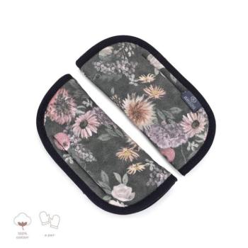 Biztonsági övvédő - Babakocsi vállpánt huzatok a Secret of Flowers kollekcióból kép