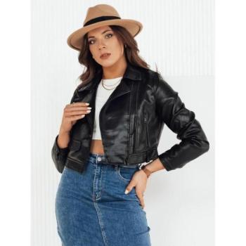 Bőrdzsekik - Fekete rövid bőrdzseki kép