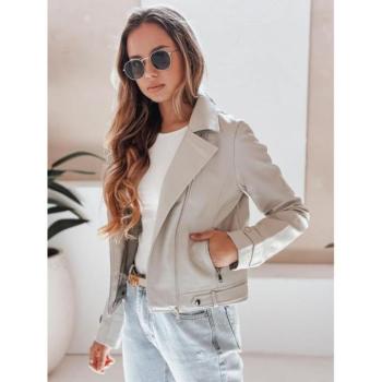 Bőrdzsekik - Női bőrdzseki, szürke színben TY5216 kép