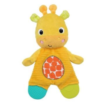 BRIGHT STARTS Játék - rágóka Snuggle&amp;Teethe zsiráf 0hó+ kép