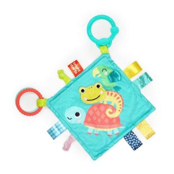 BRIGHT STARTS Morzsolókendő C-karikán Fuzzy Feelies™ 0hó+ kép