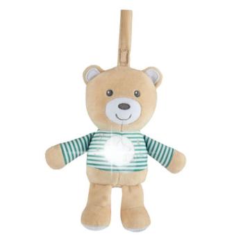 Chicco Lullaby Stardust Bear zenélő-fénylő altató plüssmackó kép