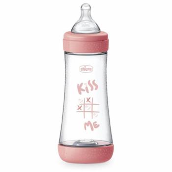 CHICCO Perfect5 szilikon cumisüveg 300ml lány kép