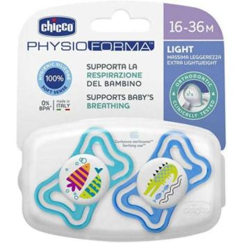 Chicco Physio Forma Light 16-36 hó világítós cumi 2 db sterilizál... kép