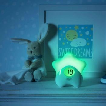 Csillag éjszakai fény szobahőmérővel USB-kábellel kép