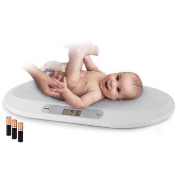 Digitális Babamérleg 20kg-ig, 0,01 kg-os pontossággal - Fehér kép