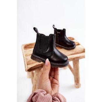 Divat kiegészítők és ruhák kiárusítása - Fekete matt csizma lányoknak akciósan kép