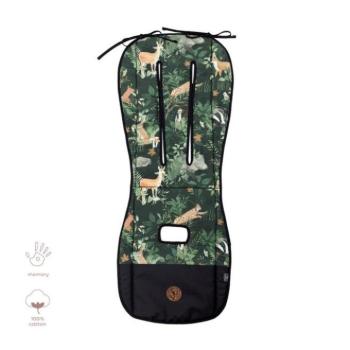 Divat kiegészítők és ruhák kiárusítása - Gyerek pamut babakocsi betét MEMORY UNI - Akciós állatok kép