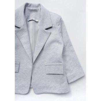 Divat kiegészítők és ruhák kiárusítása - Gyermek kabát I LOVE MILK szürke színben akciósan kép