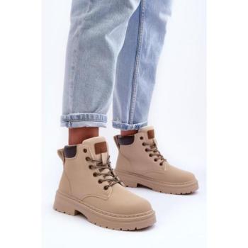 Divat kiegészítők és ruhák kiárusítása - Női bézs színű, szigetelt munkaruha akciósan kép