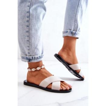 Divat kiegészítők és ruhák kiárusítása - Világos bézs színű ZAXY női flip-flopok akciósan kép