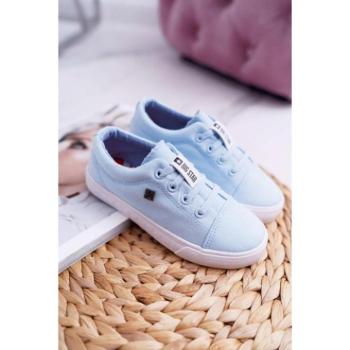 Divat kiegészítők és ruhák kiárusítása - Világoskék klasszikus Big Star gyerekcipők akciósan kép