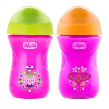Easy Cup pohárperemű itatópohár 266 ml rózsaszín kép