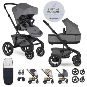 EASYWALKER Kombinált babakocsi Jimmey Iris Grey XXL AIR + RWS kép