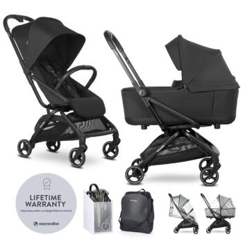 EASYWALKER Kombinált babakocsi Rockey S Pure Black kép