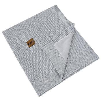 EKO Bambusz takaró szőrme béléssel Grey 100x80 cm kép