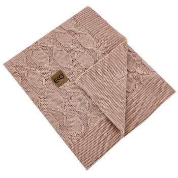 EKO Kötött takaró alpakából Powder Rose 80x100cm kép