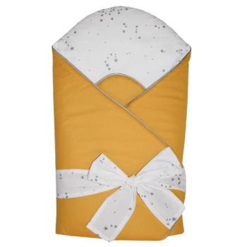 EKO Takaró pamutból mintával és kókusz belsővel Mustard Yellow kép